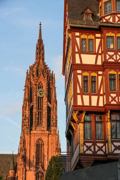 Historic center of Frankfurt — Stock Photo, Image
